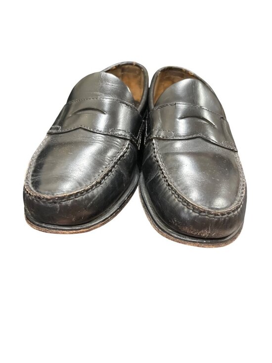 GH Bass Co Weejuns VTG brown leather slip on dress loafers sz 8D SKU 10-417 main image 5